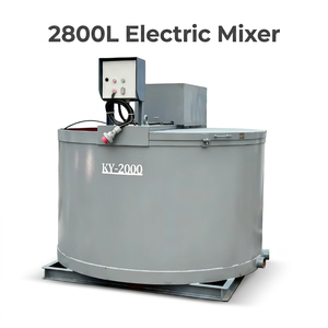 Système de réservoir de mélange automatique grande capacité avec moteur 5,5 kW, capacité de stockage 2800 L, 10 m³/h pour boues continues - Product Image 1