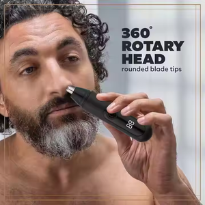 Tondeuse à poils de nez portable pour hommes, rechargeable, outil d'épilation indolore pour le visage et les sourcils - Product Image 5