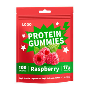 Yabanmersini proteini Gummies 17g Whey enerji kurtarma Chews OEM ve ODM hizmeti ile yüksek <span class=keywords><strong>Protein</strong></span> aperatif - Product Image 4