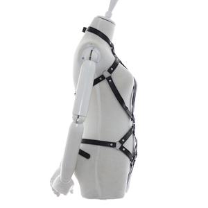 Poupées en cuir fétichistes, lingerie érotique, cage de bondage gothique, soutien-gorge, harnais, jarretière, bretelles, allure exotique pour le <span class=keywords><strong>sexe</strong></span> BDSM - Product Image 2