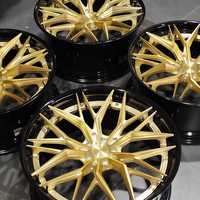 Nouvelles jantes en alliage d'aluminium forgé peintes en deux parties, concaves profondes, de 17 à 26 pouces, adaptées aux berlines, SUV, camionnettes, jantes personnalisées de luxe sur mesure