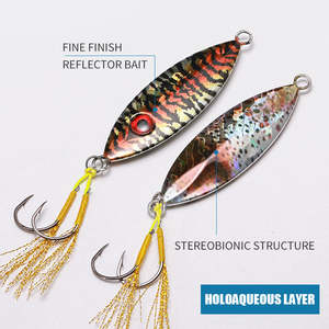 <span class=keywords><strong>Esca</strong></span> <span class=keywords><strong>da</strong></span> <span class=keywords><strong>Pesca</strong></span> a Cucchiaio in Piombo <span class=keywords><strong>con</strong></span> Stampa 3D per Sgombri, Jig Slow Pitch <span class=keywords><strong>con</strong></span> Ami Assist, per Acqua Salata, <span class=keywords><strong>da</strong></span> Barca e <span class=keywords><strong>da</strong></span> <span class=keywords><strong>Riva</strong></span>, 50g - Product Image 3