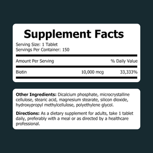 OEM ODM Custom Pure Biotin Tablets for Hair Growth Nails Care Deigned for Adults Beauty Support Tablets Dietary <b>Supplement</b> - Product Image 2