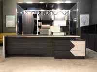 Scrivania Direzionale Moderna Modulare a L per CEO, Manager, Tavolo da Ufficio in Legno per Design di Uffici e Postazioni di Lavoro