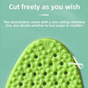 Semelles Bosst Hommes Femmes Amorti Ultra Doux Respirant Absorbant la Sueur Résistant aux Odeurs Soulagement de la Douleur Semelles Haute Élasticité - Product Image 4