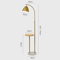 Lampe led autoportante noire en marbre, design nordique moderne, luminaire décoratif d'intérieur, idéal pour un salon, une table basse ou un canapé