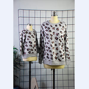 Le donne E I Bambini Madre Figlia/Figlio, La Famiglia di Corrispondenza Pullover Top Fashion Cheetah Leopardo Stampato Mommy And Me <span class=keywords><strong>Felpa</strong></span> - Product Image 5