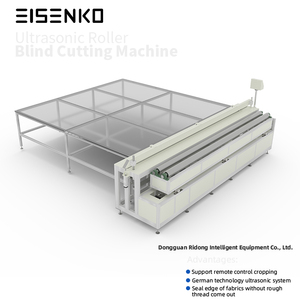 Máquina de Corte de Tela para Persianas Enrollables Ultrasónicas Automáticas de los Mejores Fabricantes Chinos, con Bomba y Motor - Product Image 2