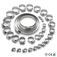 Abrazadera Americana de Acero Inoxidable 201 para Tuberías Petroquímicas, Sujetador de Tubo Galvanizado con Perno, Clip para Gas Natural y Energía