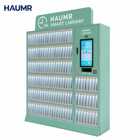 HAUMR OEM ODM Equipo de Biblioteca, Gabinete de Almacenamiento de Libros con Cerradura Electrónica Inteligente, Máquina Expendedora de Libros con Software de Gestión de Bibliotecas