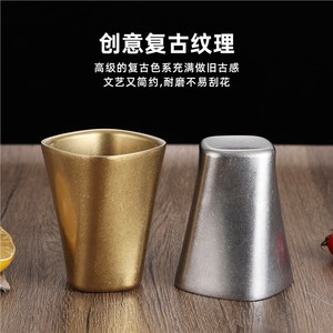 Stainless Steel <b>Double</b> <b>Wall</b> Tumbler Straight <b>Cup</b> 304 Metal Party Beverage <b>Cup</b> - Product Image 4
