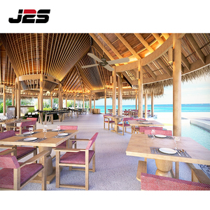 Meubles <span class=keywords><strong>de</strong></span> restaurant extérieurs modernes J2S, Alibaba, chaise en teck durable et table avec plateau en verre pour projet <span class=keywords><strong>de</strong></span> terrasse en <span class=keywords><strong>bord</strong></span> <span class=keywords><strong>de</strong></span> <span class=keywords><strong>mer</strong></span> - Product Image 2