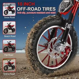 Vente en gros d'usine, <span class=keywords><strong>moto</strong></span> tout-terrain rouge pour enfants, mini <span class=keywords><strong>moto</strong></span> de cross, moins de 50 cm³, moins de 40 km/h - Product Image 6