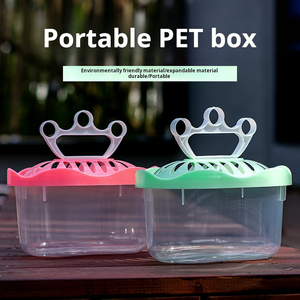 Ingrosso scatola di plastica per animali domestici piccola scatola di pesce scatola di tartaruga può ospitare criceto <span class=keywords><strong>acquario</strong></span> - Product Image 6