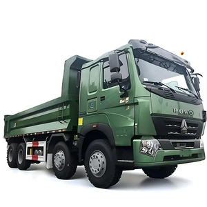 Camion benne HOWO à transmission intégrale automatique, nouveau modèle, avec benne en U et portes latérales, 8x8, moteur diesel 371-420 ch - Product Image 6