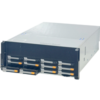 Chasis de Servidor en Rack ZhenLoong X412 4U de 12 Bahías, 4 GPU, 11 Ranuras PCI, Intercambio en Caliente de Discos Duros, Compatible con U.2 NVMe SATA SAS, Soporta Placas Base de hasta 15.12x13.2 Pulgadas