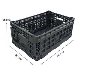 Paniers de <span class=keywords><strong>livraison</strong></span> pliables en plastique maillé pour magasins de proximité, empilables vides pour la logistique de retour - Product Image 5