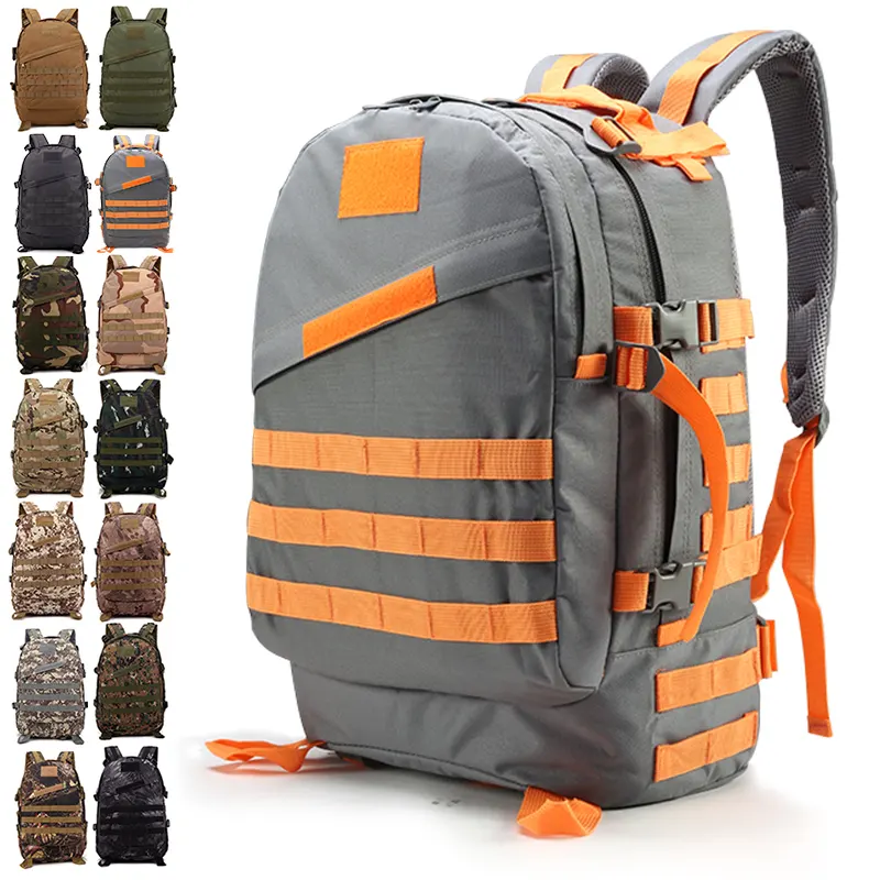 Hot Seller 40L Tactical Backpack Assault Rucksack Hiking Mochila Mens Outdoor Backpack
