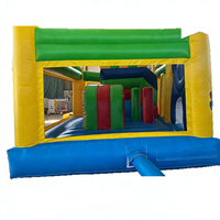 Château gonflable pour enfants avec toboggan, thème clown de dessin animé, pour intérieur et extérieur, aire de jeux de centre commercial, matelas pneumatique, trampoline