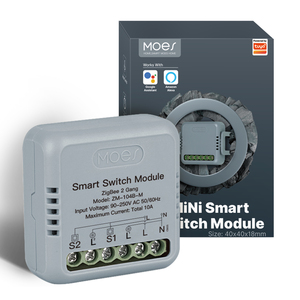 Módulo de Interruptor Inteligente <span class=keywords><strong>Mini</strong></span> ZigBee MOES Tuya, Relé Temporizador, Automatización del Hogar, Control por Voz, Compatible con <span class=keywords><strong>Google</strong></span> <span class=keywords><strong>Home</strong></span> y <span class=keywords><strong>Alexa</strong></span> - Product Image 1