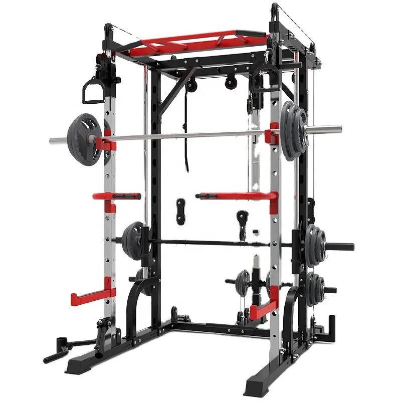 Hot Selling Gym Workout Übung und Heimgebrauch Fitness geräte Squat Rack Power Rack Smith Maschine