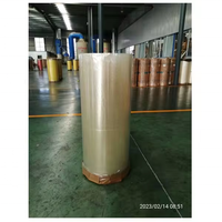 Ruban Bopp auto-adhésif brun jaunâtre transparent Opp Gum Jumbo Roll 1280 mm 4000 M
