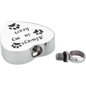 Wholesale Heart <b>Urn</b> Necklace for Ashes Pet Cremation Jewelry Keepsake Memorial Pendants - Product Image 2