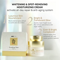 Crème hydratante correctrice de taches blanchissante avec glycérine, niacinamide, anti-rides pour le visage