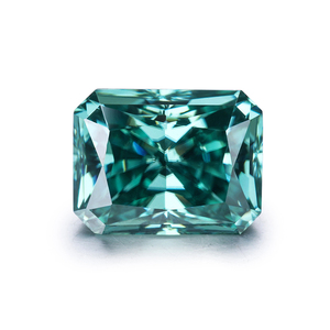 Starsgem Fancy Green Color 3*5-9*11mm Corte radiante Moissanite verde - Product Image 1