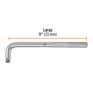 BOX 1 Carré de mangue 1/2' en 'L', 9' de long, TRUPER - Product Image 2