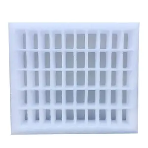 Custom Design White Packing Sponge Foam Die Cut Polyethylene EPE Foam Insert For Fruit Shipping