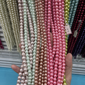 Toptan AA Kalite 5810 İmitasyon İnci Boncuklar, 2-14mm Çok Boyutlu Cam Boncuklar 40cm/Tel, Takı Yapımı için Premium Boncuklar - Product Image 6