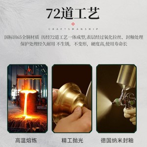 All Copper Jade Chandelier Led Round Multi Head Living Room Bedroom <b>Light</b> Zhongshan - Product Image 1