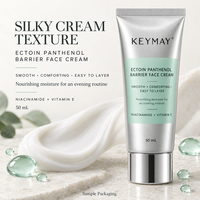 Crème Visage Barrière à l'Ectoïne et au Panthénol Marque Blanche, Hydratante, Apaisante et Nourrissante à la Niacinamide et Vitamine E, Soin de la Peau OEM ODM