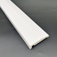 Plinthe Moderne en Polystyrène PS Étanche, Profil Décoratif Haute Densité pour Sol et Mur, Idéal pour la Maison