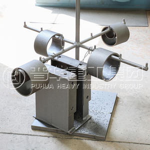 Machine de sablage à billes d'acier à haute pression automatique Puhua Q37 avec contrôle PLC Dimensions et puissance personnalisables - Product Image 4