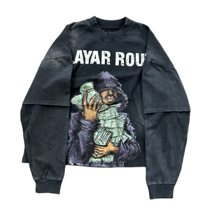 Sudadera con Capucha Extra Grande de Algodón Lavado para Hombre, Estilo Vintage, 100% Algodón, Suave y Transpirable, Sudadera Informal - Product Image 1