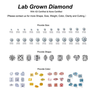 Diamant de laboratoire IGI certifié CVD taille radiant ROSE VIVANT FANCY 2 carats pour sertissage de bague - Product Image 4