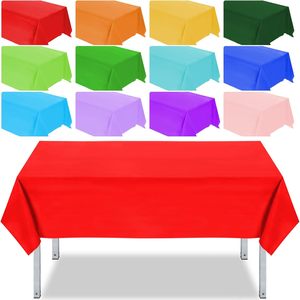 Solid Color Disposable <b>Tablecloth</b> Household Waterproof and Oil-proof Environmentally Friendly Light Luxury <b>Tablecloth</b> - Product Image 1