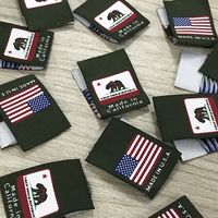 Etiquettes de vêtements personnalisées de haute qualité Accessoires de vêtement Patch damassé Concevez votre logo Etiquette tissée imprimée en gros