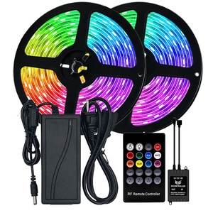 5050 Music Control LED Light Stripセット5メートル300LED 10M 600LED DC12V Waterproofスマート音楽Light Strip IR 20Key音楽Controller