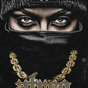 Camiseta de Manga Corta para Hombre, de Alta Calidad, Talla Grande, de Seda/Algodón, 280g, Transpirable, Corte Personalizado, Lavado Ácido, Estilo Vintage con Estampado Animal - Product Image 3