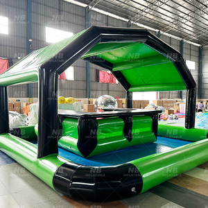 Opblaasbare buitenbar voor in de tuin, PVC zwembadbar, op maat gemaakte drinktent, grote opblaasbare pubbar met zitplaatsen voor feesten - Product Image 3