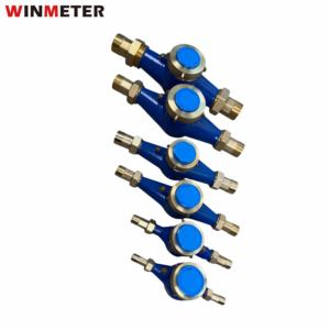 Compteur d'eau multi-jets en laiton DN15-DN50, sec ou humide, à cadran R100, IP68, réglage externe, pour chantier, homologué CE, classe B - Product Image 1