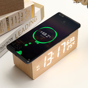 <span class=keywords><strong>Reloj</strong></span> Despertador Inteligente con Sensor <span class=keywords><strong>de</strong></span> Humedad y Función <span class=keywords><strong>de</strong></span> Carga Inalámbrica, <span class=keywords><strong>Reloj</strong></span> Digital LED Creativo, Venta Directa <span class=keywords><strong>de</strong></span> Fábrica - Product Image 3