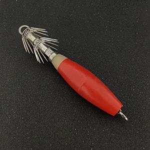 Crochets fluorescents de crevettes et de calmar de poulpe avec <span class=keywords><strong>leurre</strong></span> de pêche de tube de coup pour le poisson d'eau salée - Product Image 6