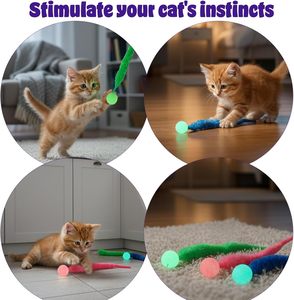 <b>Interactive</b> Eva Ball Magic Worm Ball for <b>Cats</b> Fun Jump <b>Toys</b> With Father <b>Cat</b> Claw <b>Toys</b> Fun Jumping Exercise <b>Cat</b> <b>Toys</b> - Product Image 3