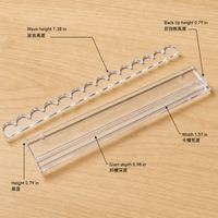 Support pliable en acrylique pour tuiles de Mahjong, portable, avec design antidérapant robuste, vente en gros en stock pour jeux à domicile, fêtes et cadeaux