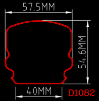 Kit de boîtier de lampe LED étanche IP65 en PC, diffuseur moderne en PC pour kit de lampe tubulaire linéaire intérieur/extérieur