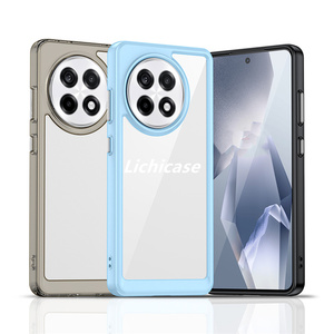Funda de teléfono de acrílico duro transparente con marco colorido Lichicase para OnePlus Ace5 <span class=keywords><strong>5</strong></span> Pro, funda protectora - Product Image 2